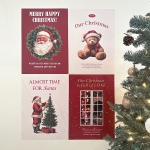 크리스마스 포스터 액자 겨울 인테리어 A3 4장 세트