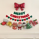 크리스마스 가랜드 산타 트리 루돌프 소품 미니 풍선