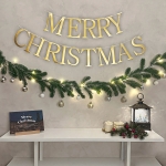 크리스마스 가랜드 전구포함 명조체 풀세트