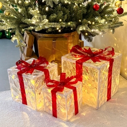 크리스마스 조명 무드등 선물 상자 박스 LED 데코 용품