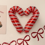 크리스마스 풍선 세트 눈사람 지팡이 하트 홈 파티 용품