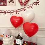 크리스마스 풍선 세트 눈사람 지팡이 하트 홈 파티 용품