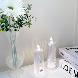 LED 촛대 캔들 무드등 세트 모던 화이트 파티 용품 장식 소품 감성 조명