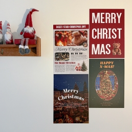 크리스마스 포스터 인테리어 카페 감성 A4 C-1 1장