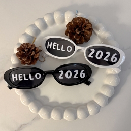 해피뉴이어 연말 신년 홈 파티 선글라스 안경 데코 용품