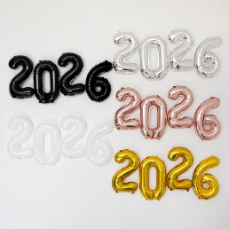 숫자 풍선 16인치 소사이즈 연말 소품 신년 홈 파티 용품