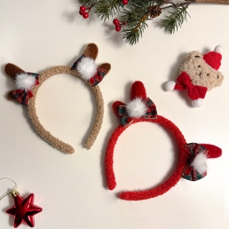 크리스마스 머리띠 루돌프 소품 홈 파티 소품 데코