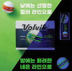 2025 볼빅 엑시아 네온 듀얼코어 골프볼 [3피스/12구] NEON (정품)