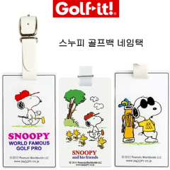 골프잇 스누피 골프백 테임택 3종 (골프,스누피,조쿨) (정품)