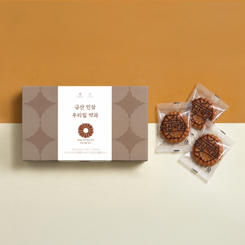 금산 인삼 우리밀 약과 10P30g x 10개
