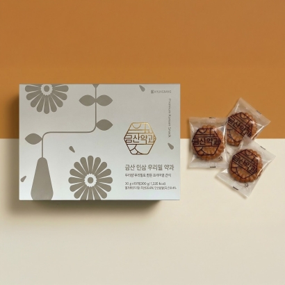 금산 인삼 우리밀 약과 10P30g x 10개