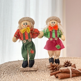 가을 농부 부부 허수아비 세트 추석인테리어 가을인테리어소품