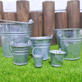 미니 양철 양동이 6종