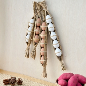 시골 볏짚 달걀 계란 꾸러미 핸드메이드 전통소품