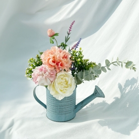 모던 빈티지 양철 물조리개 가드닝 소품 물뿌리개