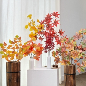 가을 단풍 가지 조화 모음 18종