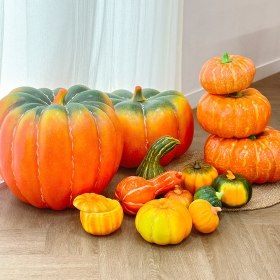 가을 소품 호박 모형 모음 할로윈 장식