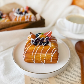 사각 페스츄리 빵 모형 1P 베이커리 카페 인테리어 소품 과일 패스츄리