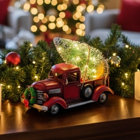 크리스마스 트리 픽업 트럭 오너먼트 장식품 연말선물