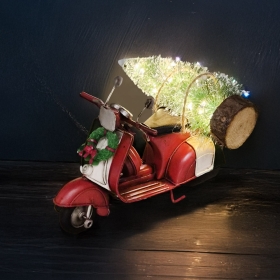 크리스마스 트리 스쿠터 오너먼트 장식품 연말선물