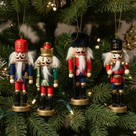 호두까기 인형 미니 병정 13cm 컬러 4P Set