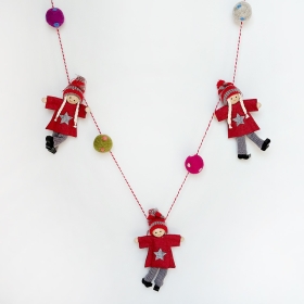 별 요정 (대) 가랜드 장식 겨울 크리스마스 트리 오너먼트