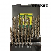 게코[GEKKOU] 코발트 드릴비트 세트 스텐 드릴 15피스