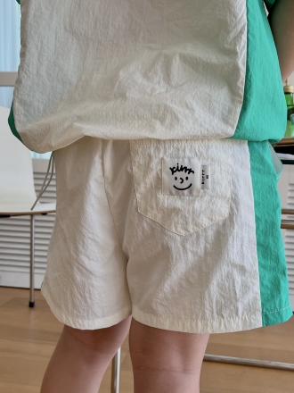 키르르 토들러 배색 팬츠 반바지