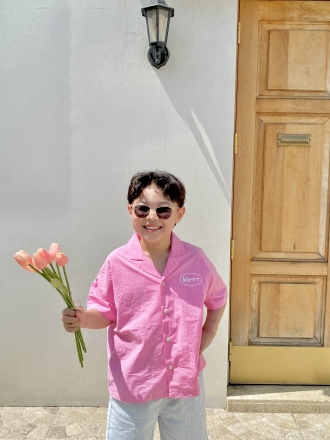 키르르 토들러 로고셔츠