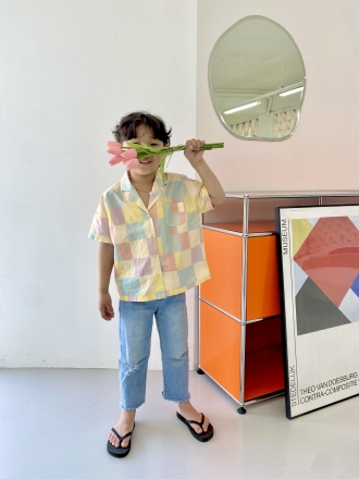 키르르 네모스퀘어 토들러 셔츠