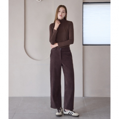 코듀로이 기모밴딩 팬츠