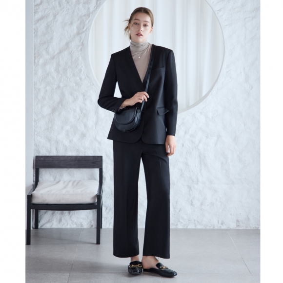 유어즈 세미 와이드 팬츠