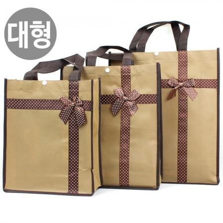 리본부직포가방 대형