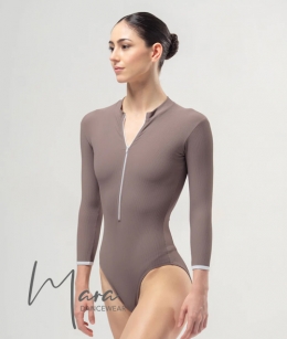 Mara Dancewear - Aura Long Sleeve (Deep Brown)