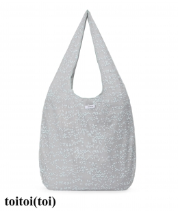 Toitoi - Dot Mesh Bag _ Grey/Soft Mint Dot