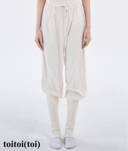 [5차 Reorder|9월4주차 순차예약발송]Toitoi - Leg Warmer Pants _ Cream Vanila