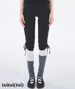 [4차 Reorder] Toitoi - Bow Strap Capri Pants _ Black