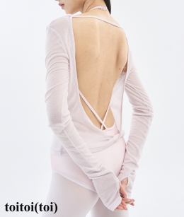 [2차 Reorder]Toitoi - Twist Back Tee _ Soft Pink