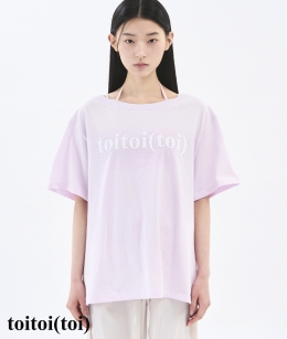 [4차 Reorder]Toitoi - Toitoi(toi) Drape Shoulder Tee _ Pale Pink
