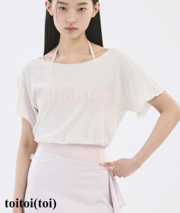 [3차 Reorder]Toitoi - Sparkling Crop Tee _ Vanila Beige