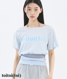 [4차 Reorder]Toitoi - Sparkling Crop Tee _ Sugar Blue