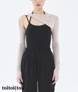[Reorder|7/1(수) 순차예약배송]Toitoi - Contour Shrug _ Skin Beige