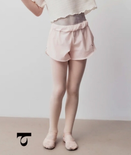 Typha - (K)Flower Bud Ruffle A-Line Shorts (주니어사이즈)