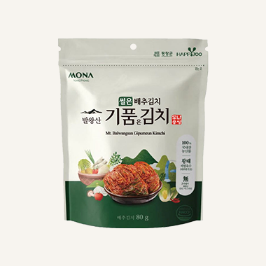 기품은 김치 썰은 김치 80g x20개