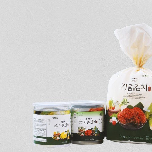 발왕산 기품은김치 배추2.5kg+총각650g+백김치650g