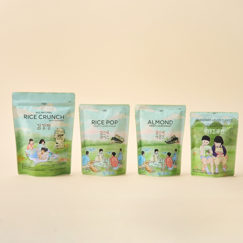 추석 김 종합세트(황태곱창김 3캔 + 김자반,김강정,김스낵 2종)