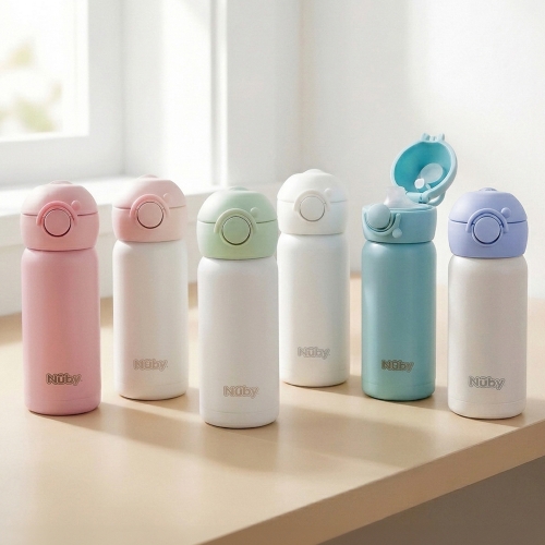 누비 스텐 원터치 물병(300ml)