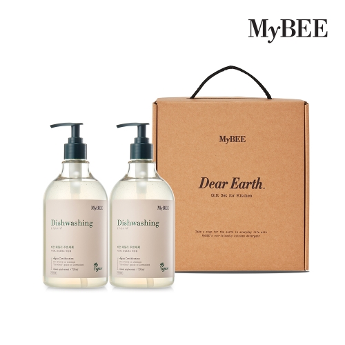 마이비 비건 패밀리 주방세제 선물세트 (용기 720ml X 2개 구성)