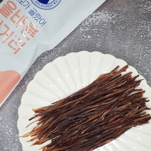 맥주안주 이카소면 쫄귀채 오징어귀채 오징어소면 200g