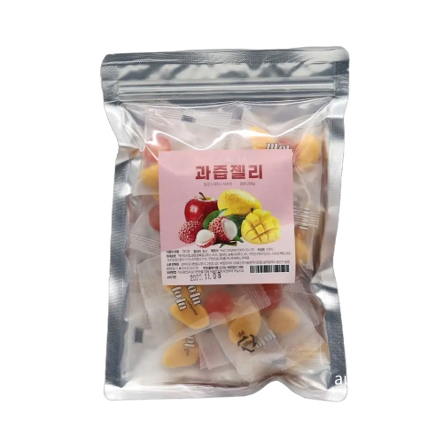 알맹이가 있는 망고 리치 청포도사과맛 과즙젤리 사무실 어린이집간식 1+1